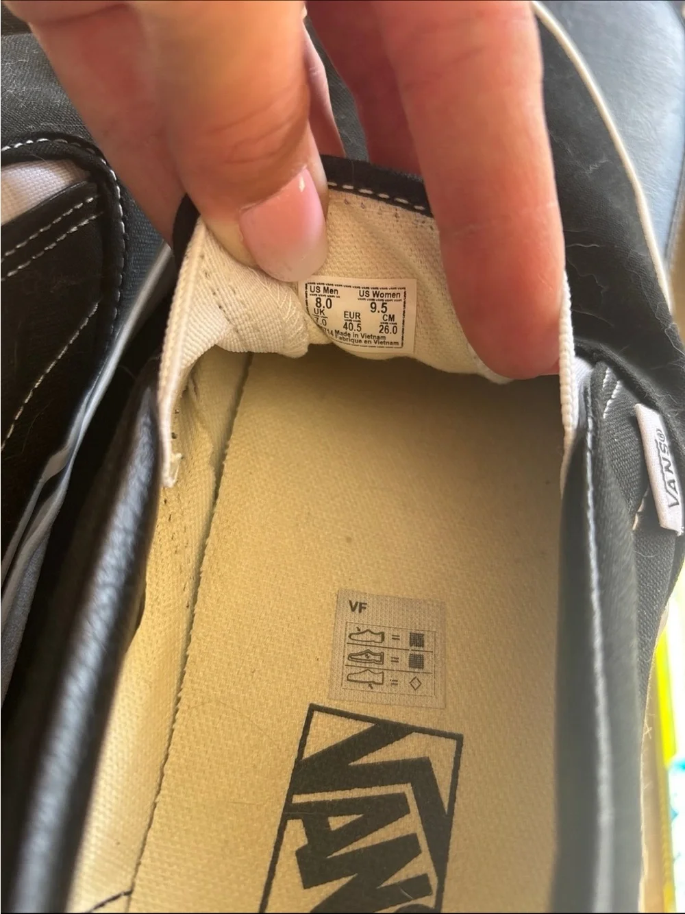 Vans Black Canvas Slip-On Loafers